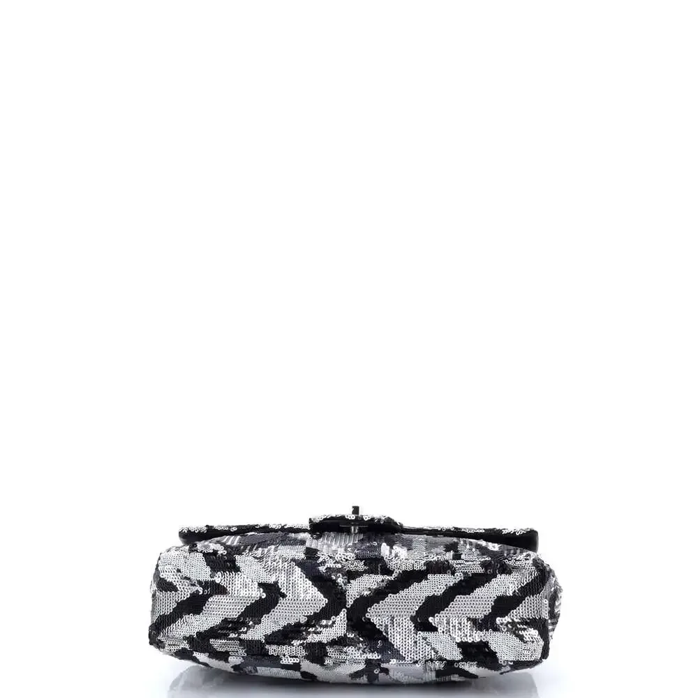 Chanel Cc Chain Flap Bag Sequins Medium #240075C43B - Picture 4 of 7